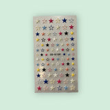 5D Star Nail Stickers with Non-Toxic Adhesive