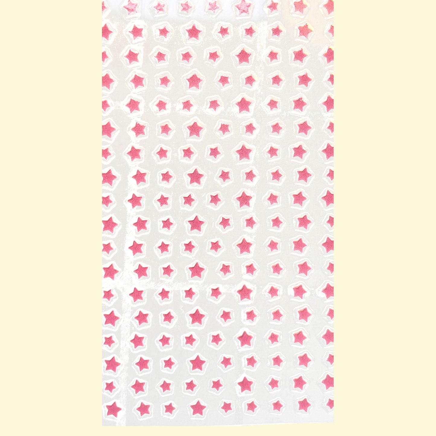 Star Nail Stickers with Non-Toxic Adhesive