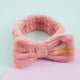 Little One's Fluffy Makeup Headband - DUSKY PINK